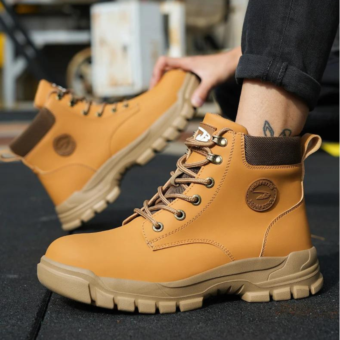 Guardsteel Steel Cap Work Shoes - Waterproof & Durable Protection