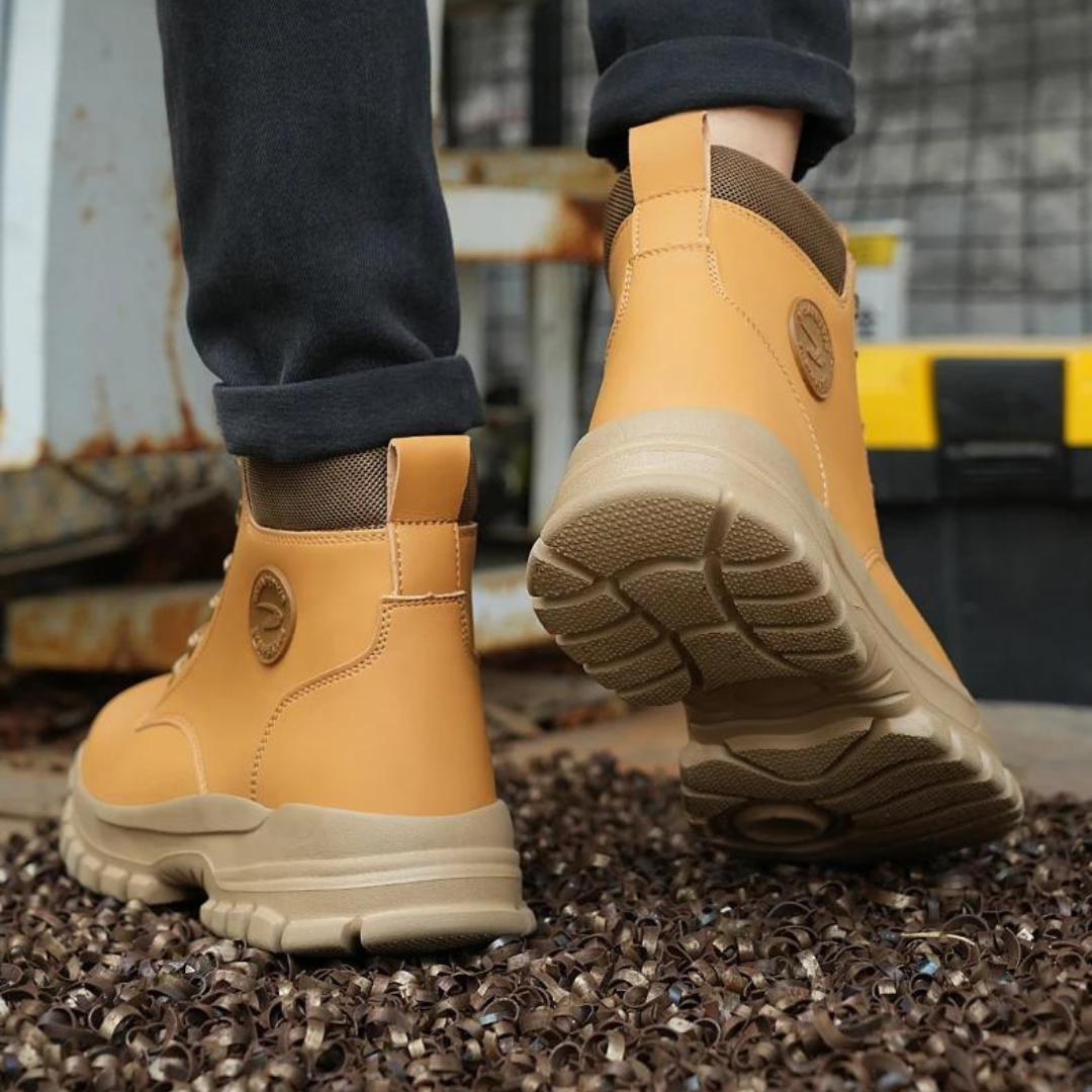 Guardsteel Steel Cap Work Shoes - Waterproof & Durable Protection