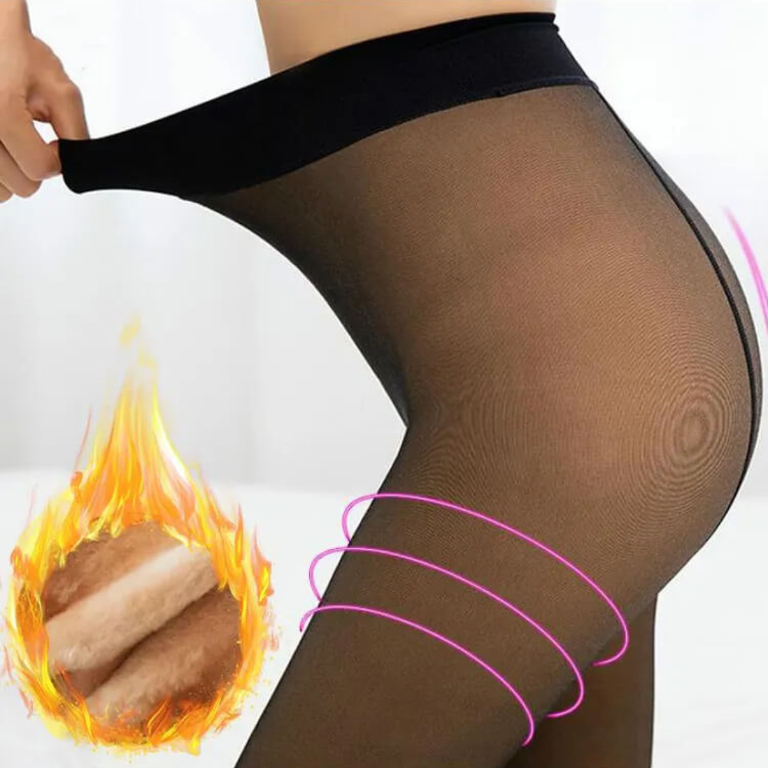 Luxurious Fleece Winter Tights – Stylish & Warm Fashion