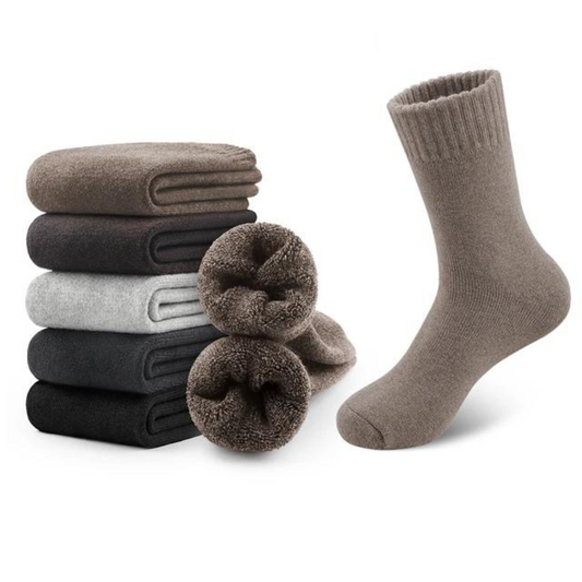 5-Pair Warm Winter Stockings - Comfort & Protection