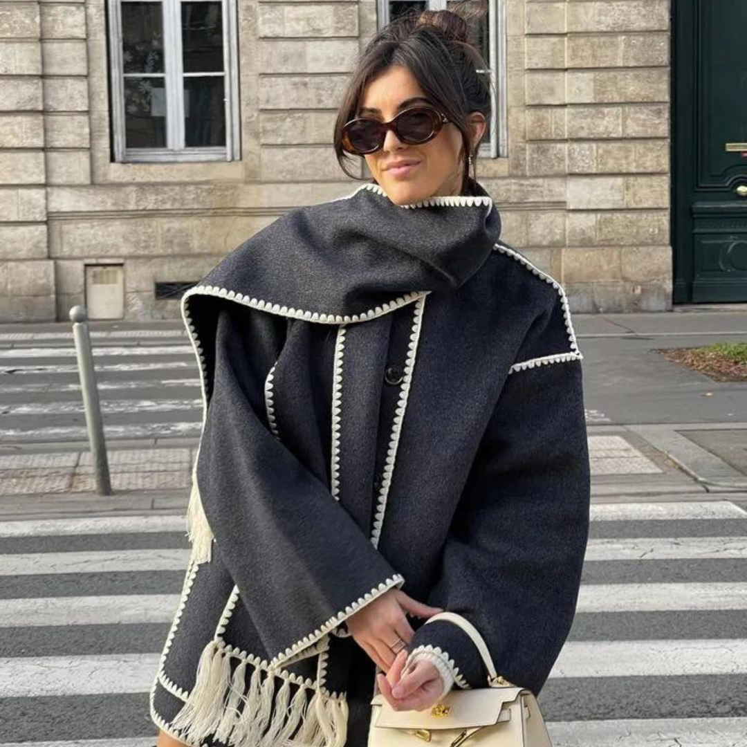 Signature Kashmir Scarf Jacket – Elegant and Cozy Decor