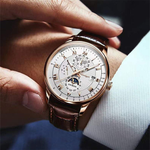 Men's Classic Design Watch - Stylish Light Color Model