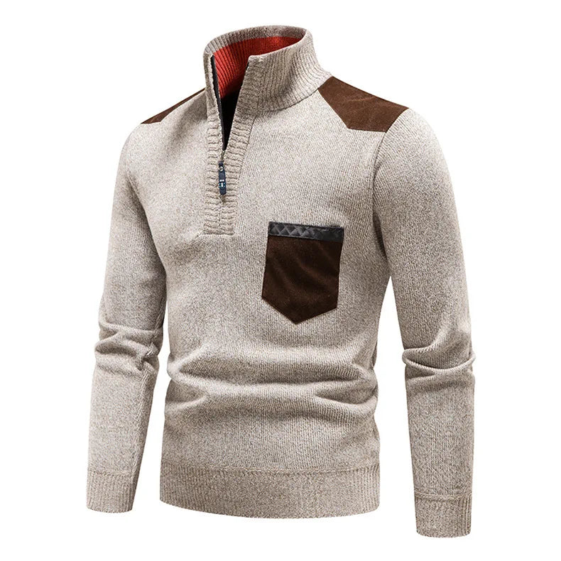 Men's Winter Sweater - Modern & Cozy for Home