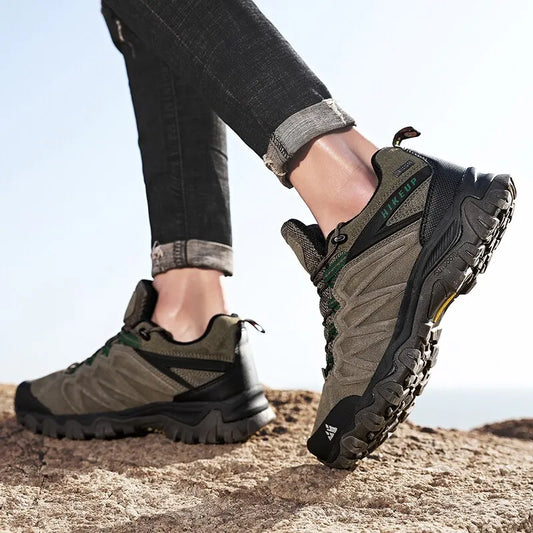 HikeUp Leather Hiking Shoes - Durable, Comfortable & Stylish