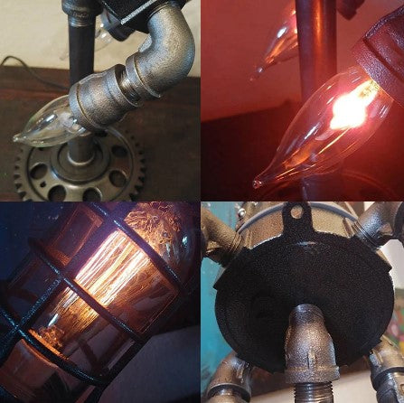 Nebulapulse Industrial Rocket Lamp – Artistic & Modern Lighting