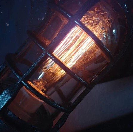Nebulapulse Industrial Rocket Lamp – Artistic & Modern Lighting