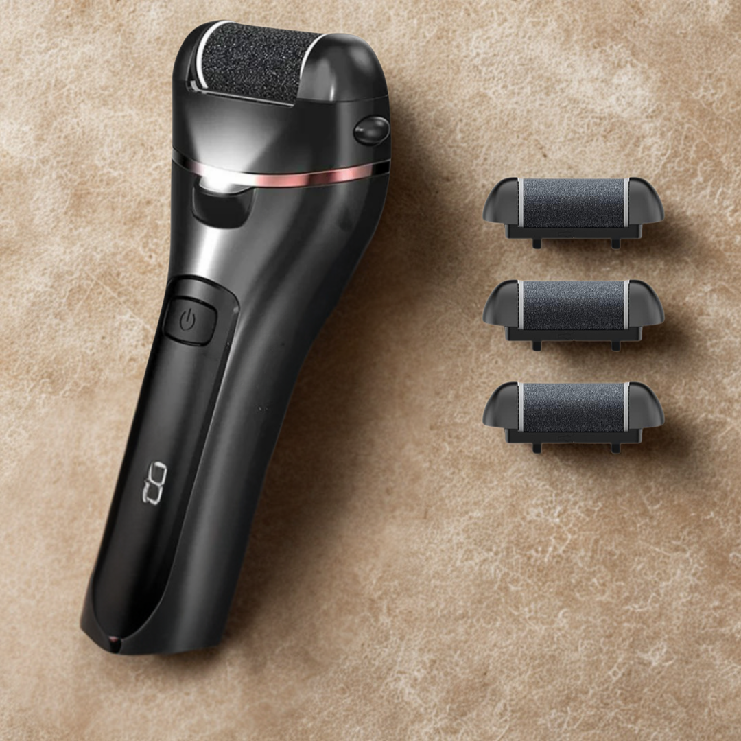 Summy Electric Foot File for Gentle Home Pedicure Care