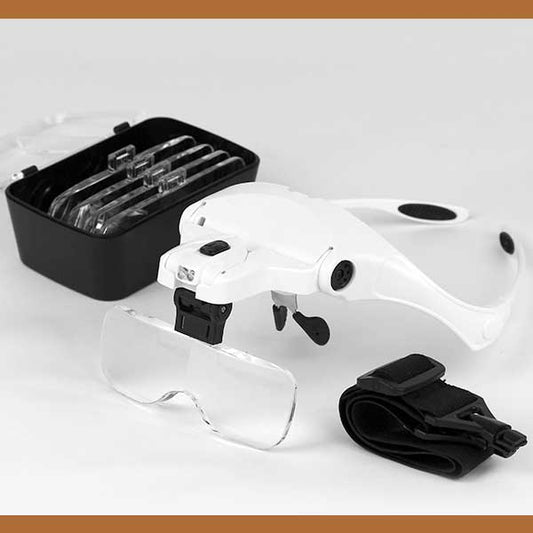 Magnifying Glass with LED Light for Precision Viewing