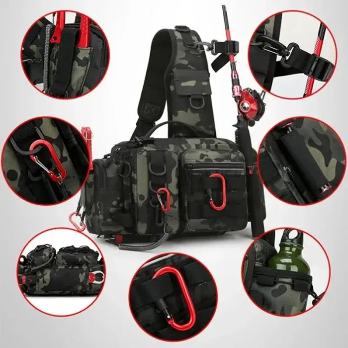 Waterproof Fish Bag with Shoulder Strap and Hip Belt