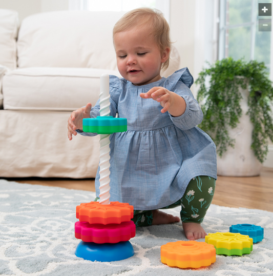 SpinAgain Stack and Spin Toy – Fun and Educational for Toddlers