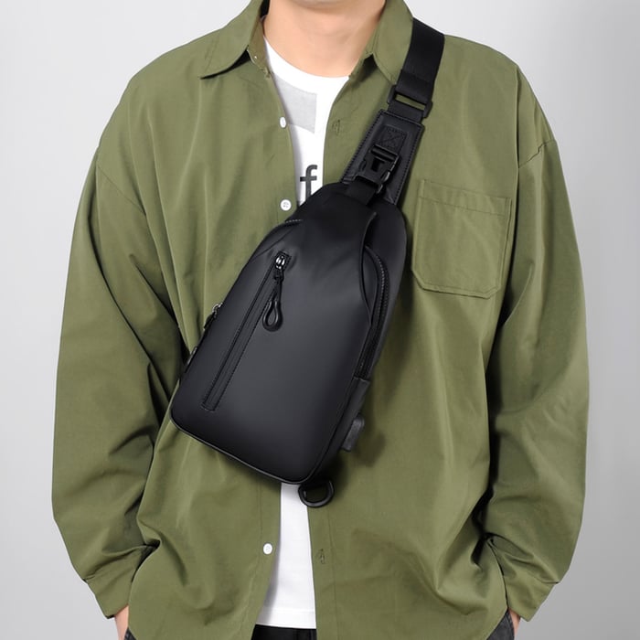Travel Safe Lightweight Water-Resistant Shoulder Bag