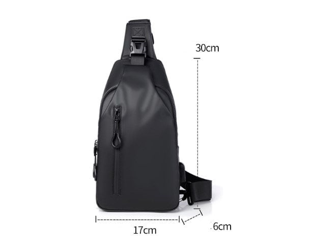 Travel Safe Lightweight Water-Resistant Shoulder Bag