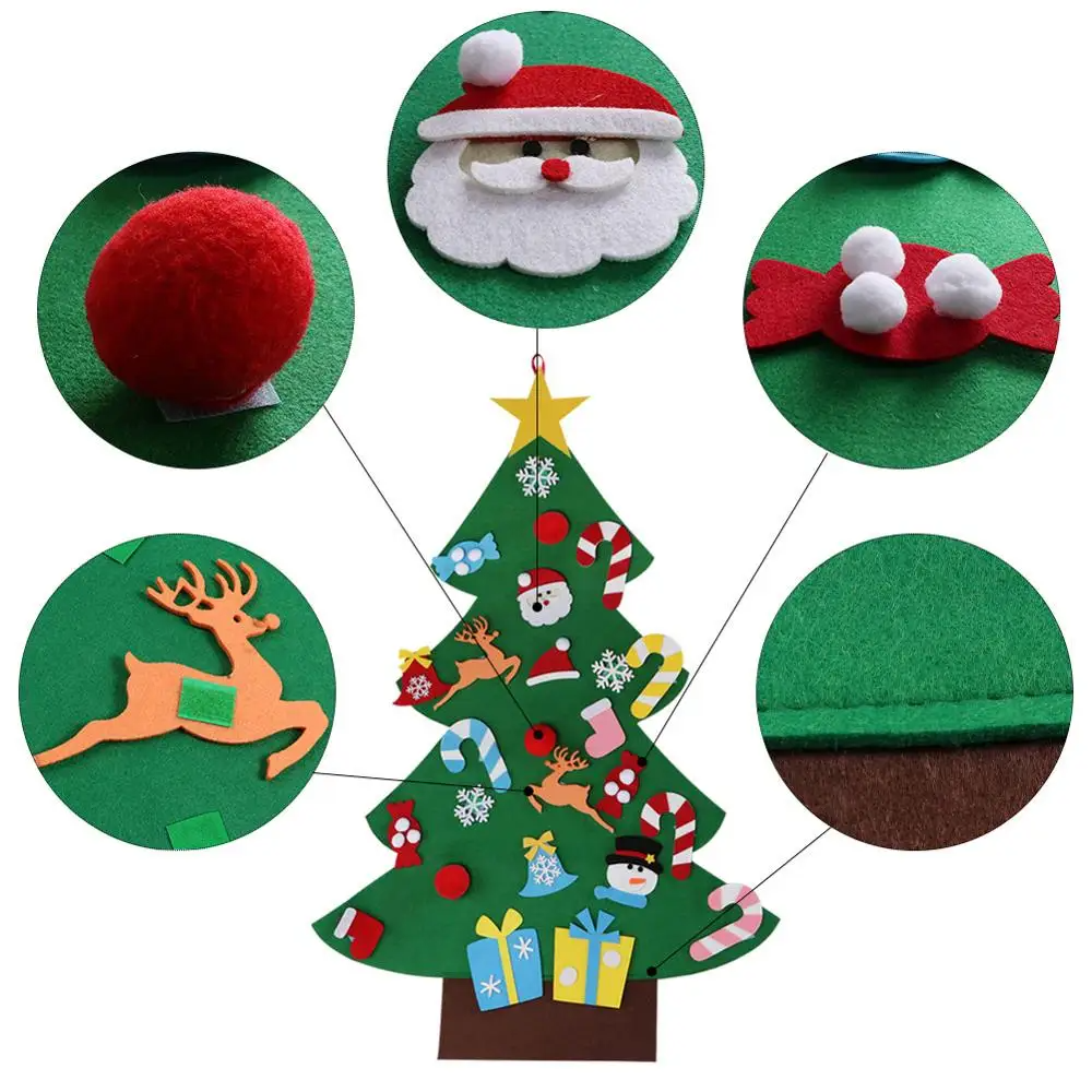 Kids Christmas Tree Set – Creative 26-Piece Ornament Kit