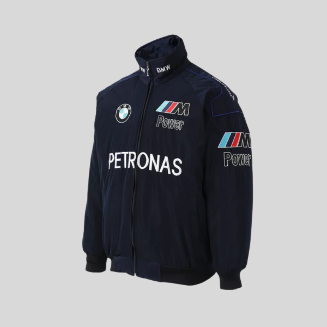 Unisex BMW Racing Bomber Jacket for Motorsports Enthusiasts