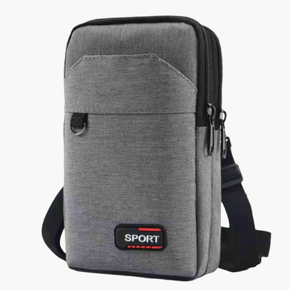 Runguard Pro Gray Waterproof Waist Bag for Sports Activities