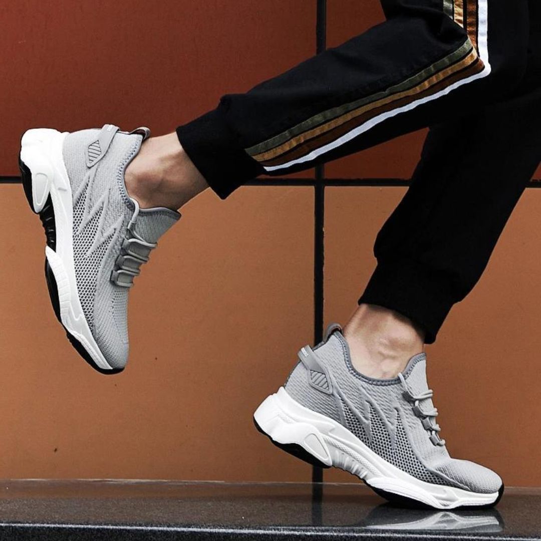 Elevate Sneakers, Invisible Height Increase for a Taller Look