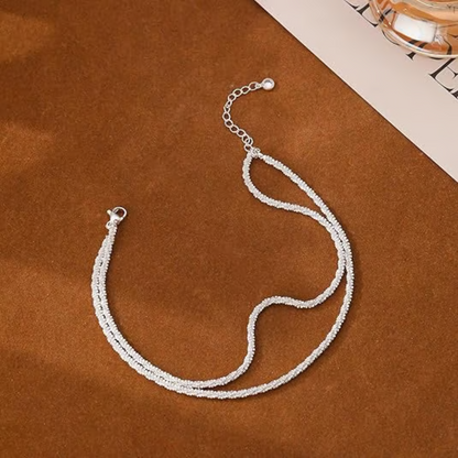 Adjustable Silver Foot Jewelry Summer Fashion Accessory
