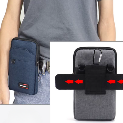 Runguard Pro Blue Waterproof Waist Bag for Outdoors