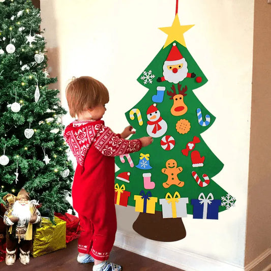 Kids Christmas Tree Set – Creative 26-Piece Ornament Kit