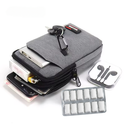 Runguard Pro Gray Waterproof Waist Bag for Sports Activities
