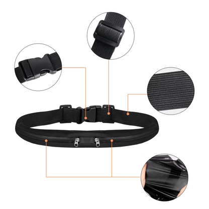 Flexirun Waist Belt, Easy, Safe, and Flexible for Active Lifestyle