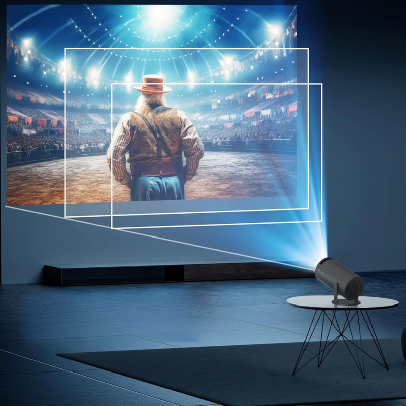 Cinemapro Mini Projector for Home Theater, 4K Ultra-HD Quality