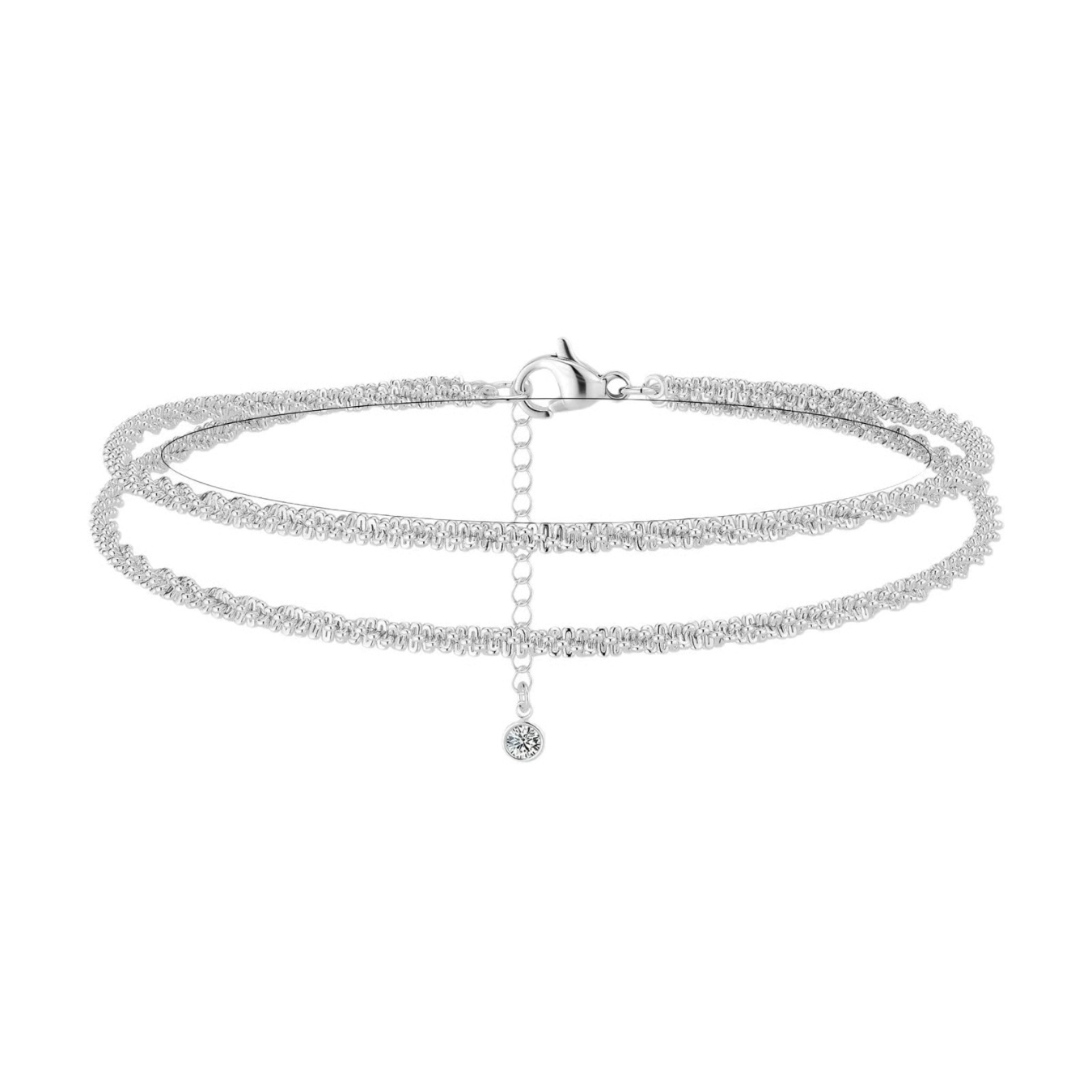 Adjustable Silver Foot Jewelry Summer Fashion Accessory