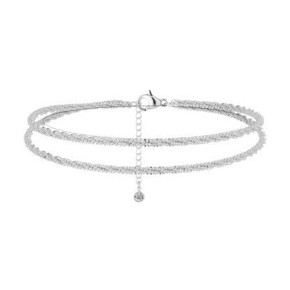 Adjustable Silver Foot Jewelry Summer Fashion Accessory