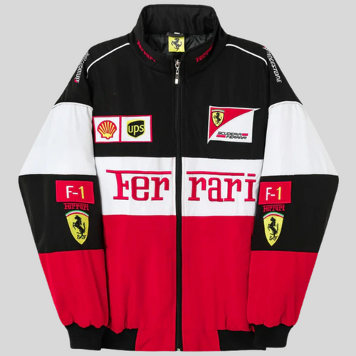 Vintage Ferrari Racing Jacket for Men and Women
