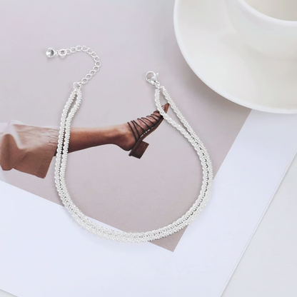 Adjustable Silver Foot Jewelry Summer Fashion Accessory