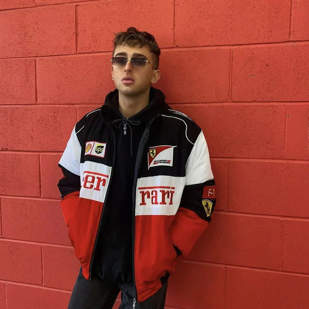 Vintage Ferrari Racing Jacket for Men and Women