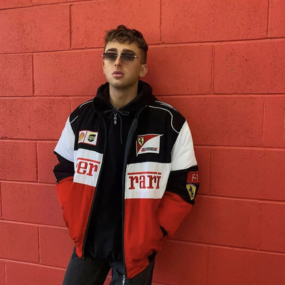 Vintage Ferrari Racing Jacket for Men and Women
