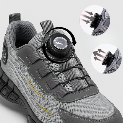 Men’s S3 Steel Toe Work Shoes with Shock Protection