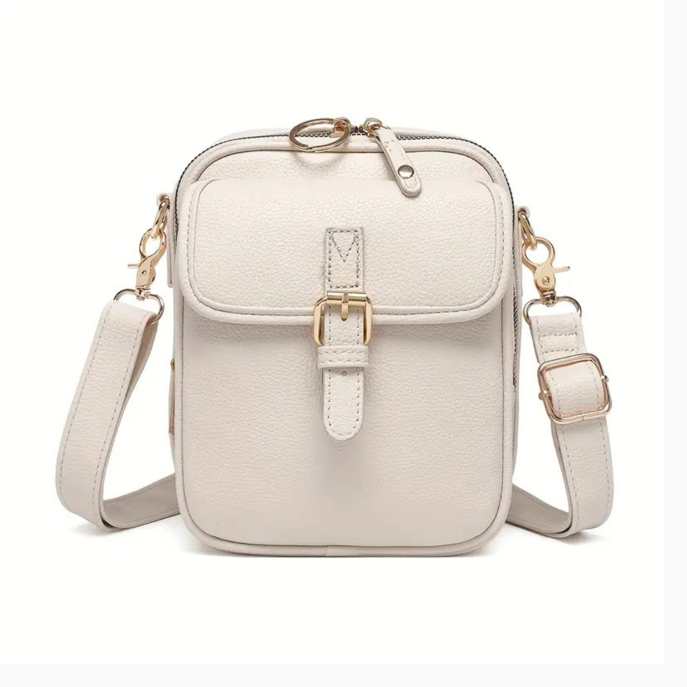 Compact Leather Axle Crossbody Bag for Stylish Women