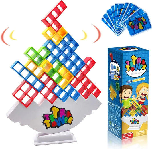 Tower Game Tetratower for Family Fun and Friends Tetris-Style Game