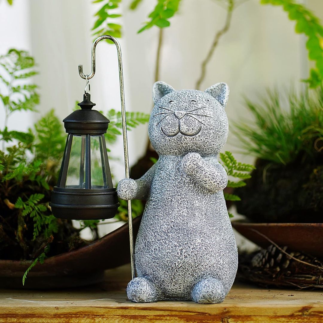 Cat Lamp Sweet Sunlight For The Garden