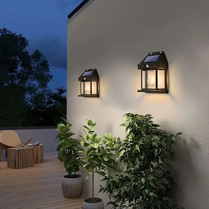 Elegant Solar Lamp For Outdoor Use Weather Resistant And