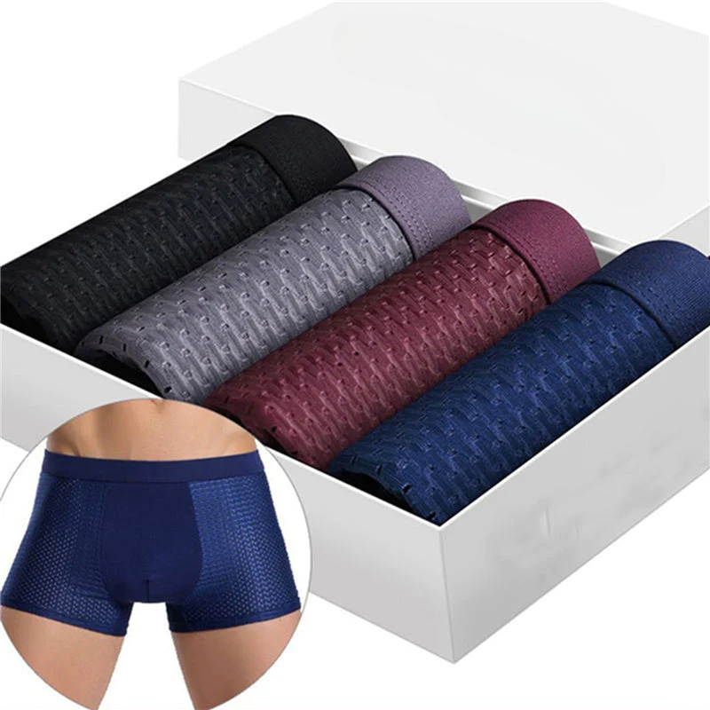 Bamboo Fiber Boxer Shorts - Waterproof & Fresh All Day