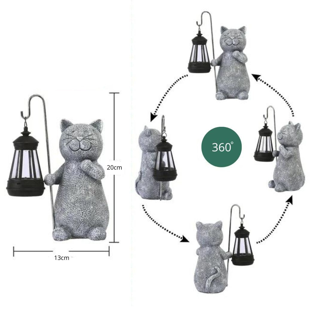 Cat Lamp Sweet Sunlight For The Garden