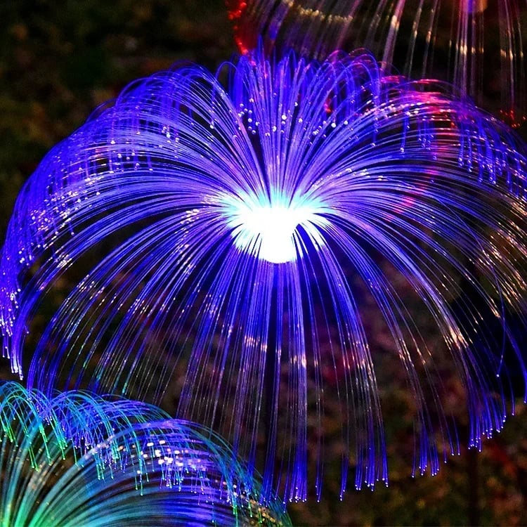 Solar Cell Lamps For The Garden Jellyfish Color Change And