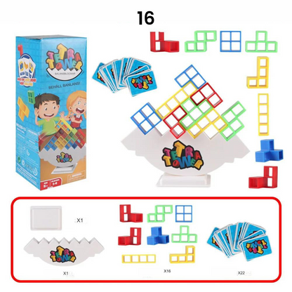Tower Game Tetratower for Family Fun and Friends Tetris-Style Game