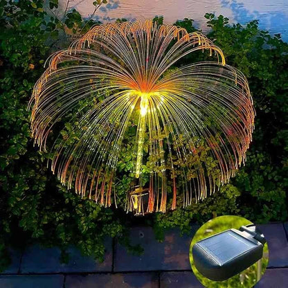 Solar Cell Lamps For The Garden Jellyfish Color Change And