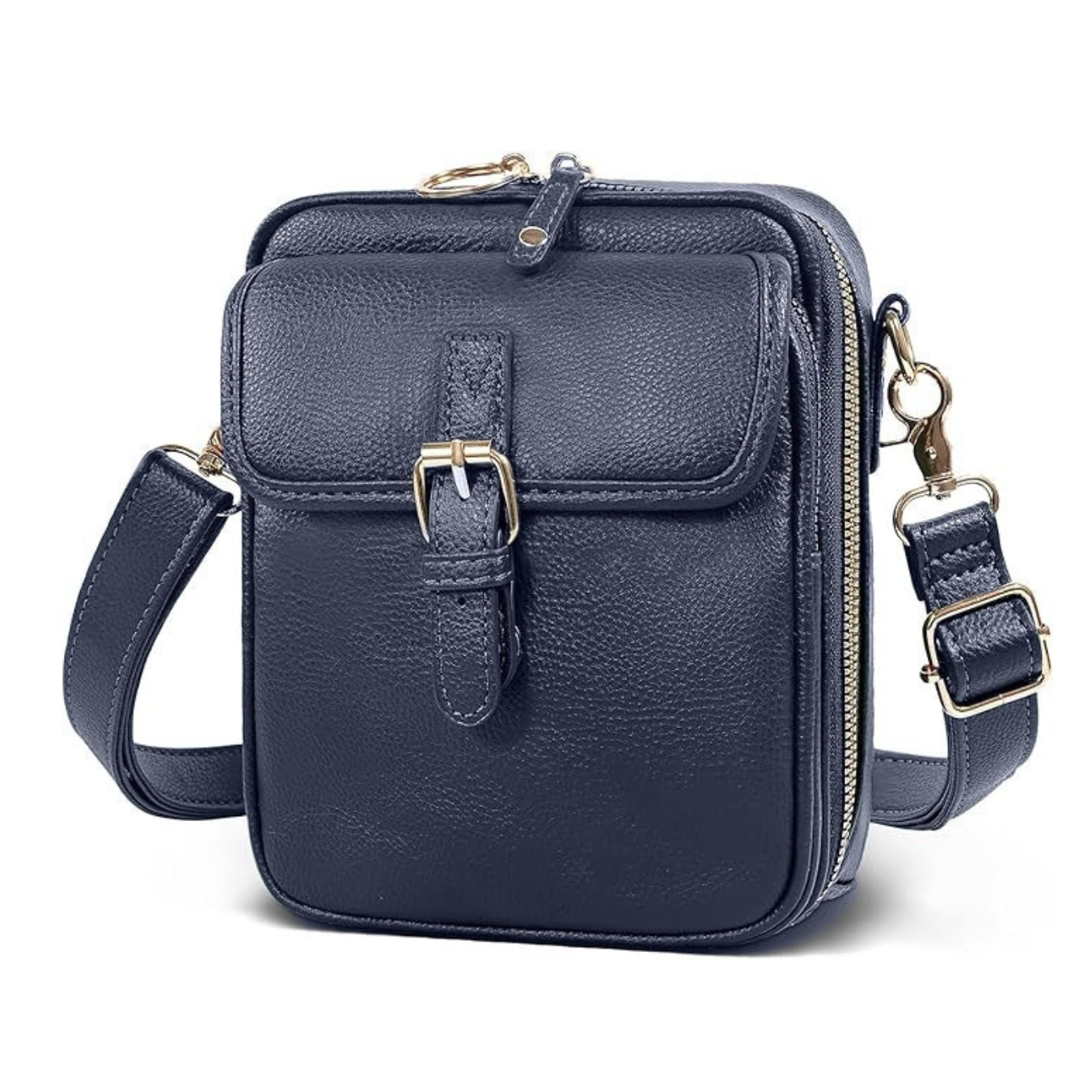 Compact Leather Axle Crossbody Bag for Stylish Women
