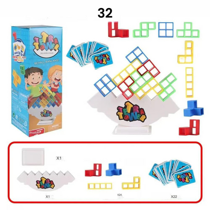 Tower Game Tetratower for Family Fun and Friends Tetris-Style Game
