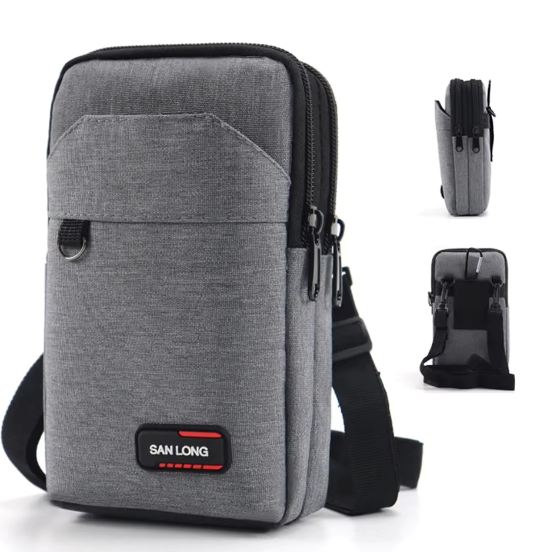 Runguard Pro Gray Waterproof Waist Bag for Sports Activities