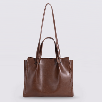 Citytote Coffee Brown Women's Stylish Shoulder Tote Bag