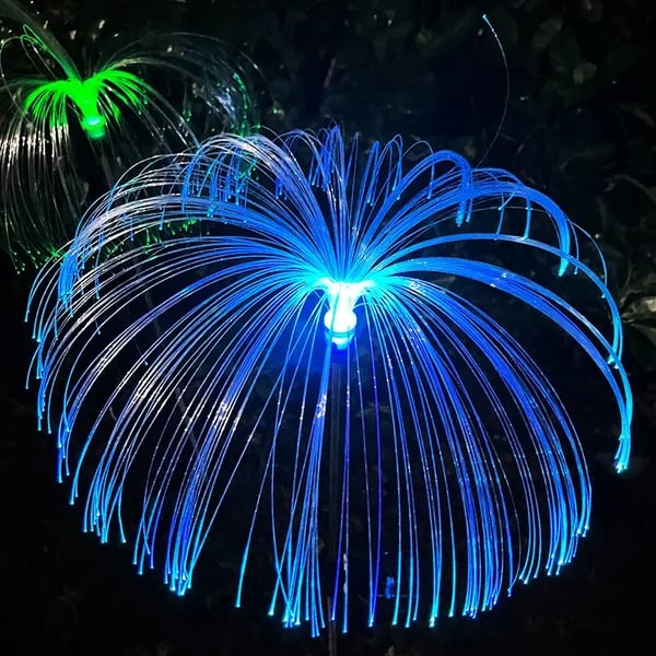 Solar Cell Lamps For The Garden Jellyfish Color Change And