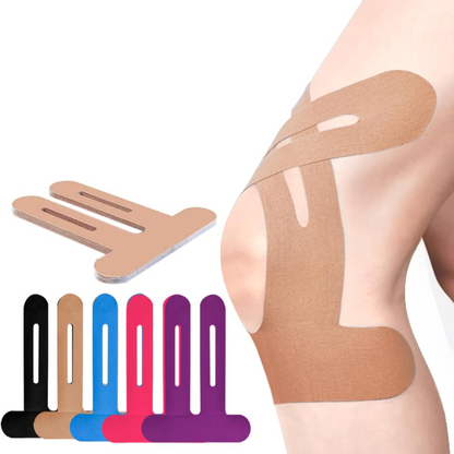 Knee Kinesiology Tape for Pain Relief Exercise