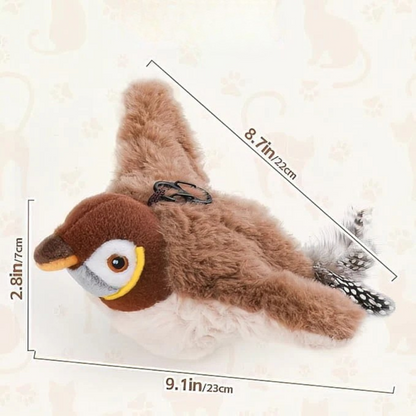 Bird-Shaped Cat Toy for Movement Stimulation
