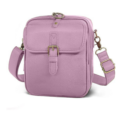 Compact Leather Axle Crossbody Bag for Stylish Women